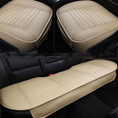Leather Seat Covers Car Cushion Four Seasons Automobiles Seat Cover Universal Pad Mats Protector for Car Seat