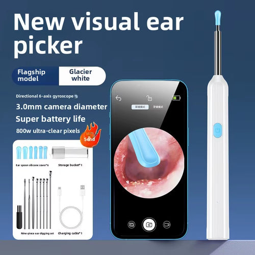 Smart Visual Ear Sticks Otoscope Endoscope Wax Removal Tool Earpick Mini Camera Health Care Ear Cleaner