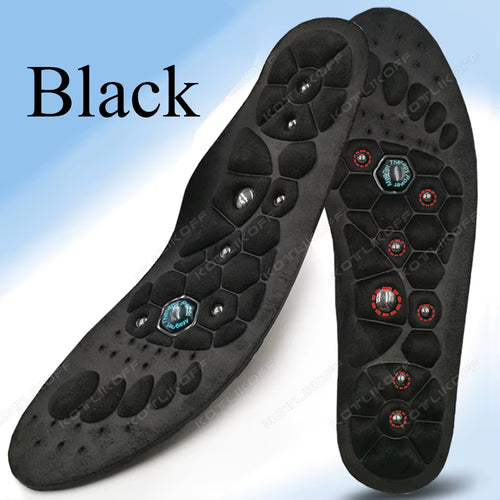 Medical Magnetic Therapy Sports Insoles Massage Foot Weight Loss Slimming Acupressure Insole Anti-Fatigue Health Care Shoe Pads