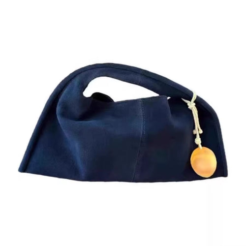 Autumn/Winter Fashion Women'S Tote Bag High-End Niche Design Shoulder Vintage Faux Suede Commuter Retro Luxury Dumpling Bag