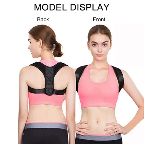 Adjustable Back Brace Support Spine Neck Health Correction Belt Invisible Shoulder Posture Corrector Home Office Unisex