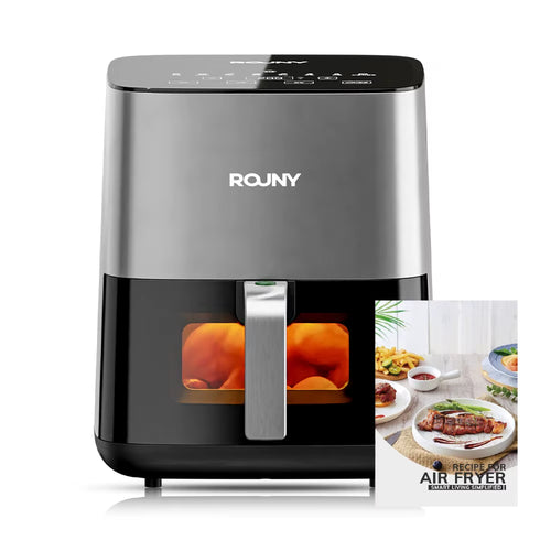 5L Air Fryer, Electric Hot Fryer Oven Oilless Cooker with Touch Control & Nonstick Basket & Visible Window, Miui-Cyclone Tech