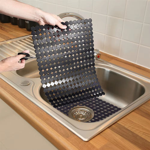 Anti-Slip Sink Mat for Kitchen Hollow Design Sink Dishwashing Mat for Home Kitchen