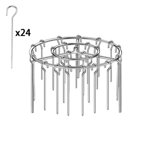 Air Fryer Special Grill round Hanging Skewers Rack Home Kitchen Outdoor Stainless Steel Grill