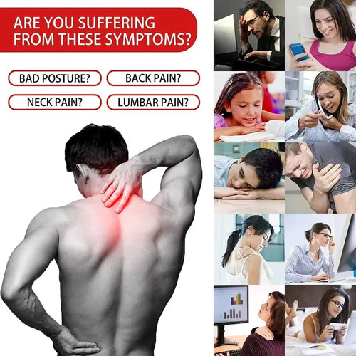 Adjustable Back Brace Support Spine Neck Health Correction Belt Invisible Shoulder Posture Corrector Home Office Unisex