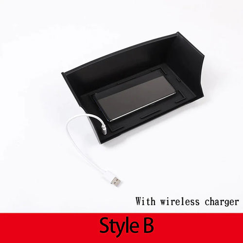 New!!!Black ABS for Land Rover Defender 90 110 2020 2022 Car Styling ABS Black Car Central Storage Box Phone Box Car Accessories