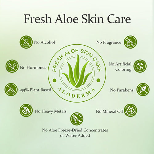 Aloe Vera Gel Made within 12 Hours of Harvest with 96% Pure Organic Aloe Vera for Skin, Scalp, & Hair, Soothing Aloe Face Moisturizer, Multipurpose, Hydrating Aloe Gel, 7.05Oz