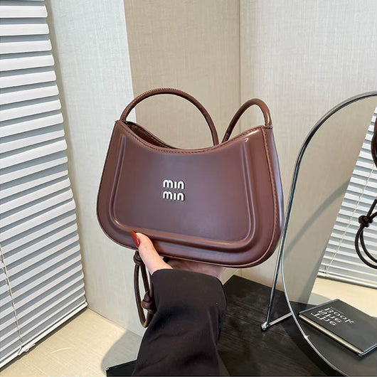 Korean Style Fashion Niche Women'S Crescent Bag 2025 Autumn New Handbag, High-End Multifunctional Crossbody Bag Shoulder Bag