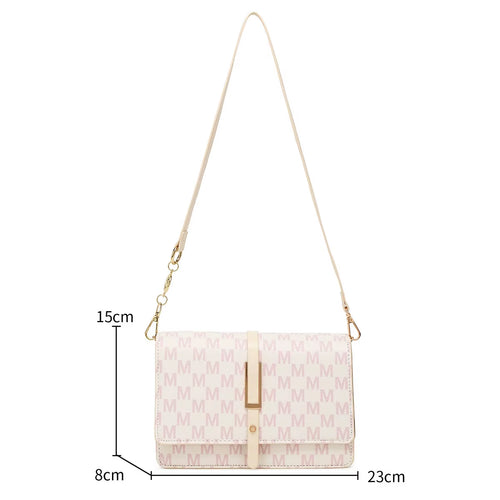New Fashion Senior Sense of Women'S Shoulder Bag with Small Square Bag PU Light Luxury Niche Fashion Bag