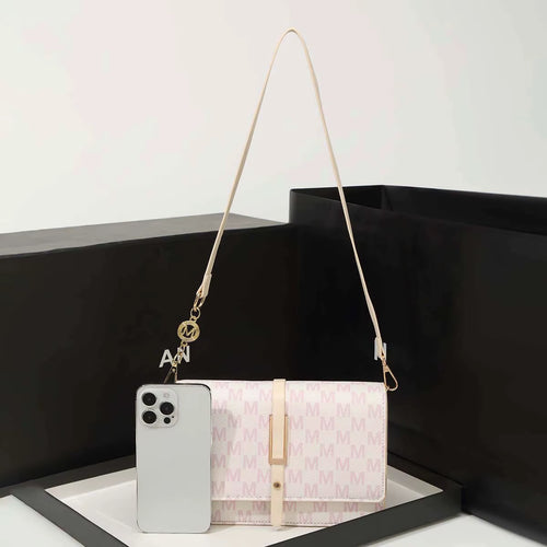 New Fashion Senior Sense of Women'S Shoulder Bag with Small Square Bag PU Light Luxury Niche Fashion Bag