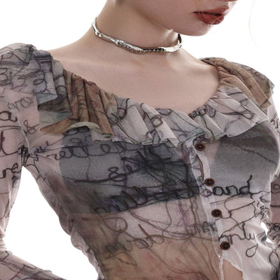 Female Niche Metal Collar