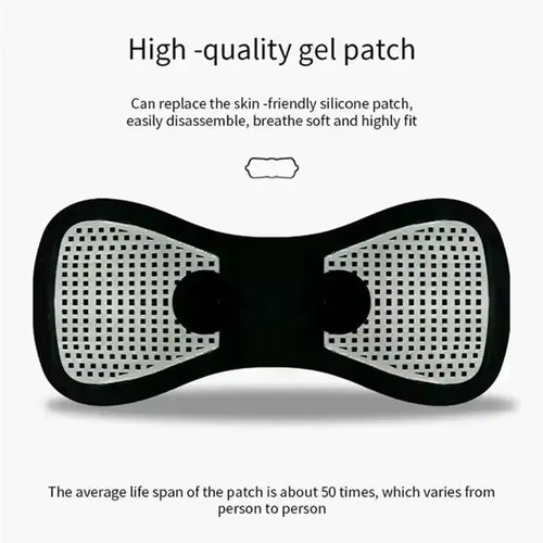 EMS Neck Massager Mini Cervical Back Muscle Pain Relief Patch Massageador Stimulator Mat Portable Leg Body Health Care Tool