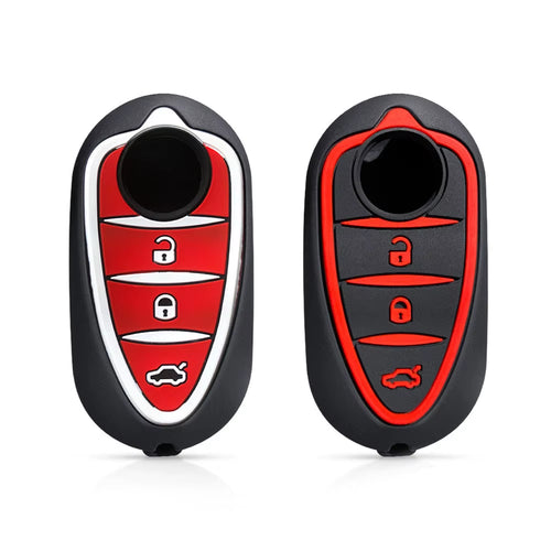Silicone  Holder for Alfa Romeo Giulietta Myth Junior 4C Romeo Mito Myth 159 GTO GTA Car Remote Control Car Accessories