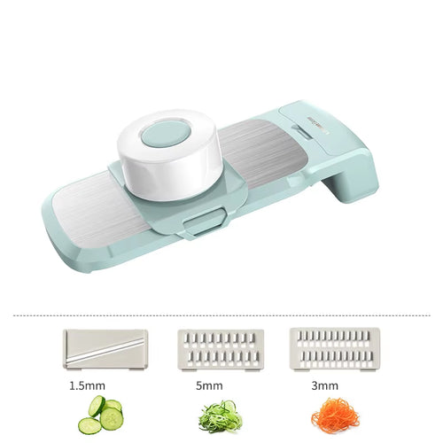 Vegetable Cutter Multifunctional Vegetable Shredders Slicer Cutter with Basket Home Kitchen Onion Potato Slicer Kitchen Tool