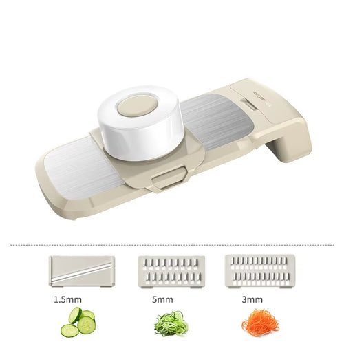 Vegetable Cutter Multifunctional Vegetable Shredders Slicer Cutter with Basket Home Kitchen Onion Potato Slicer Kitchen Tool