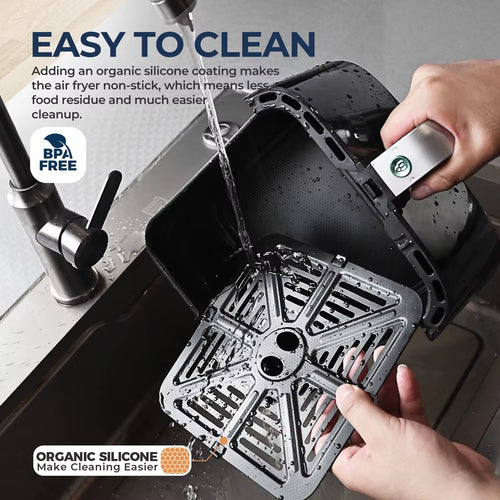 5L Air Fryer, Electric Hot Fryer Oven Oilless Cooker with Touch Control & Nonstick Basket & Visible Window, Miui-Cyclone Tech