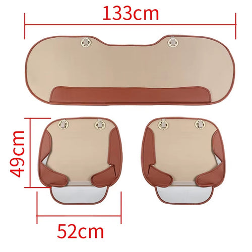 Leather Seat Covers Car Cushion Four Seasons Automobiles Seat Cover Universal Pad Mats Protector for Car Seat