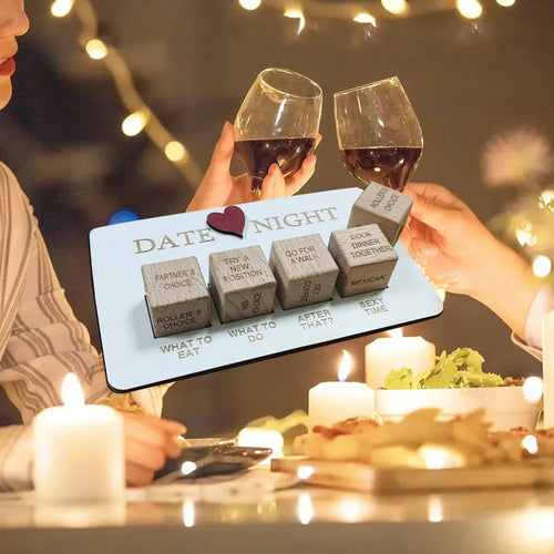 Date Night Dice – After Dark Edition - Wooden Couples Game