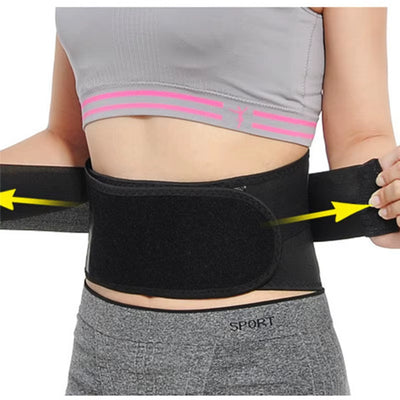 1Pc Lower Back Support Brace with Self Heating, Adjustable Waist Belt for Lumbar Pain Relief, Men Women Health Care Massager