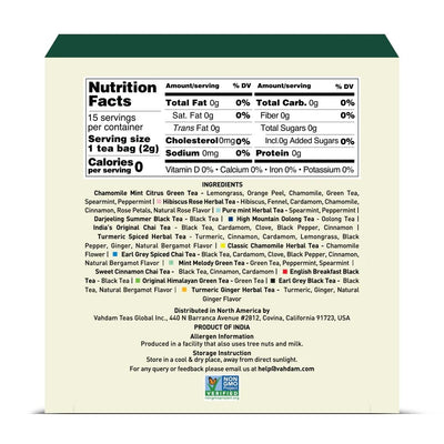 , Assorted Tea Sampler (15 Different Variety in Individually Wrapped Pyramid Tea Bags) Long Leaf Premium Teas I Teas Gift Set I Ideas for Tea Lovers | Gifts for Women & Men