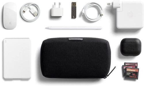 Tech Kit (Tech Accessories Organizer Pouch, Zipper Closure Design, Stores Power Bank, Phone Charger, Cables & More, Internal)