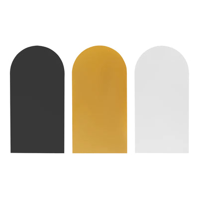 Gold/Black/White 2 Tiers Arched Shower Niche, 304 Stainless Steel Niche, Recessed Wall Niche for Bathrooms 12*3.94*24In