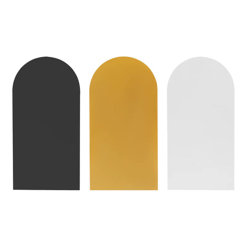 Gold/Black/White 2 Tiers Arched Shower Niche, 304 Stainless Steel Niche, Recessed Wall Niche for Bathrooms 12*3.94*24In