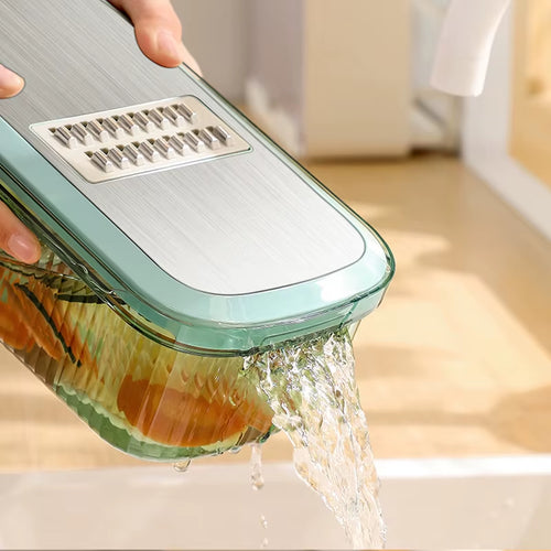 Vegetable Cutter Multifunctional Vegetable Shredders Slicer Cutter with Basket Home Kitchen Onion Potato Slicer Kitchen Tool