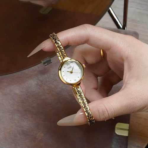 New Women'S Watch Vintage Light Luxury Niche High-End Bracelet Watch Exquisite Fashion Quartz Wristwatches