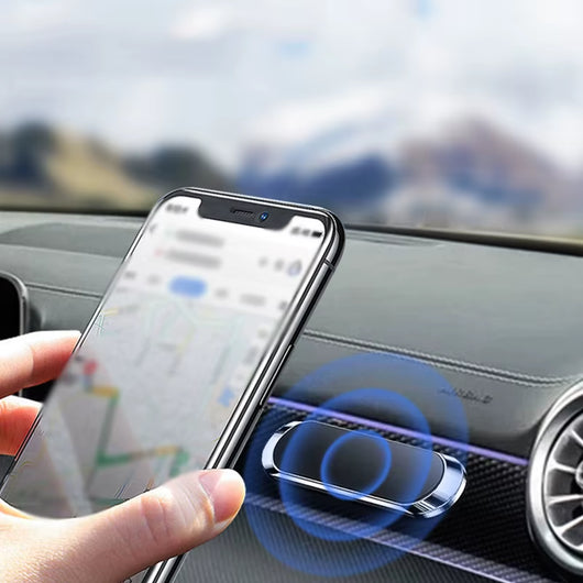 Simple Mini Strip Shape Magnetic Car Phone Holder Car Accessories 9*2.4MMN40 Strong Magnetic Magnets Nano-Markless Glue