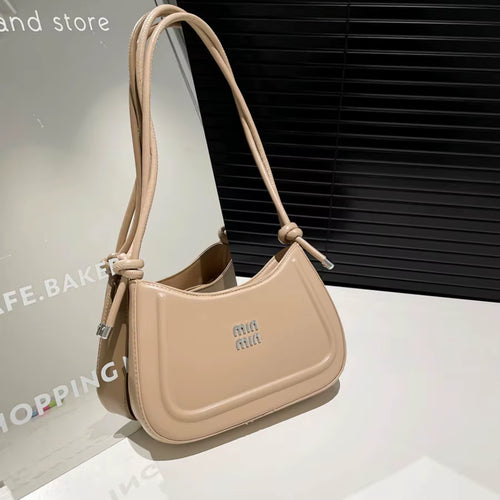 Korean Style Fashion Niche Women'S Crescent Bag 2025 Autumn New Handbag, High-End Multifunctional Crossbody Bag Shoulder Bag