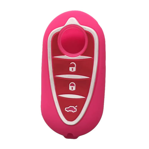 Silicone  Holder for Alfa Romeo Giulietta Myth Junior 4C Romeo Mito Myth 159 GTO GTA Car Remote Control Car Accessories