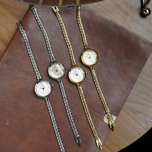 New Women'S Watch Vintage Light Luxury Niche High-End Bracelet Watch Exquisite Fashion Quartz Wristwatches