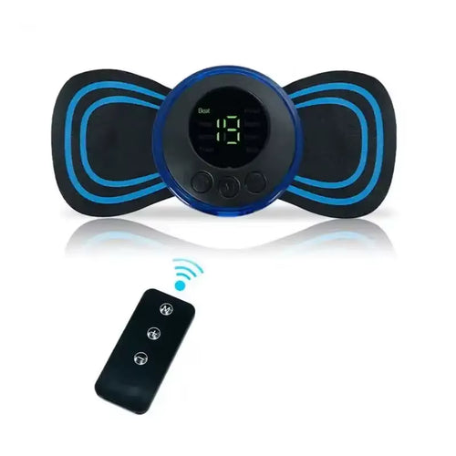 EMS Neck Massager Mini Cervical Back Muscle Pain Relief Patch Massageador Stimulator Mat Portable Leg Body Health Care Tool