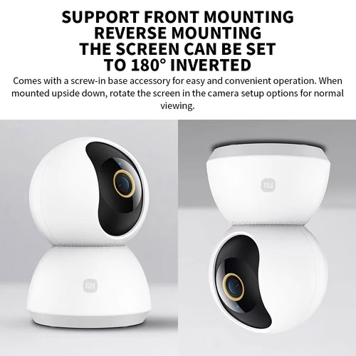 360° Smart Home Security Camera Mi PTZ 2K Webcam 1296P 3 Megapixel AI Human Detection Night Vision Webcam Chinese Version