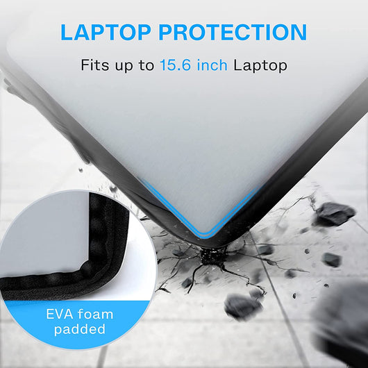 Laptop Bag, 15.6 Inch Briefcase Men, Lockable Computer Bag Work Bag, Water-Repellent Shoulder Messenger Bag Travel Office Business, Black