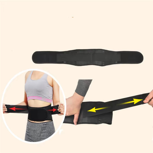 1Pc Lower Back Support Brace with Self Heating, Adjustable Waist Belt for Lumbar Pain Relief, Men Women Health Care Massager