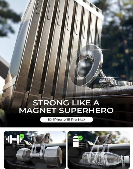 LISEN Ultra Magnetic Car Phone Holder, for Magsafe Car Mount, Car Accessories Fo